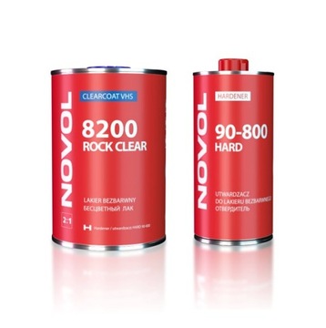 NOVOL 8200 ROCK CLEAR LAKIER BEZBARWNY VHS 1L+0,5L