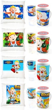 НАБОР КРУЖКА ПОДУШКА ПОЖАРНЫЙ СЭМ + ИМЯ ОТЛИЧНЫЙ ПОДАРОК ​​ДЛЯ ДЕТЕЙ-ЛЮБИТЕЛЕЙ