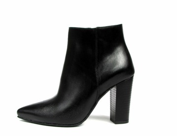 БОТИНКИ 9см НАТУРАЛЬНАЯ КОЖА (557) 36