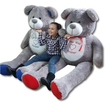 Velký Pluszový Medvídek Gigant 200 cm. Haft I Love You