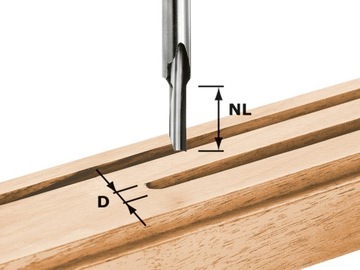 Фреза для пазов FESTOOL HS S8 D 5/12 490943