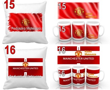 НАБОР «Манчестер Юнайтед» ПОДУШКА + КРУЖКА + ИМЯ