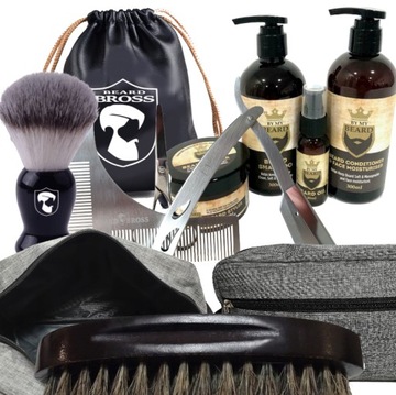 Zestaw Do Brody By My Beard Brzytwa Pędzel + Torba
