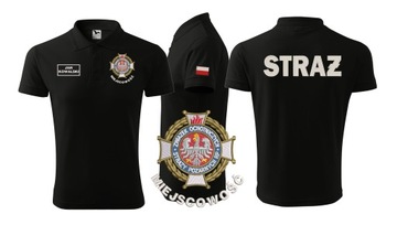 KOSZULKA POLO STRAŻ OSP PSP KSRG HAFT LOGO 998