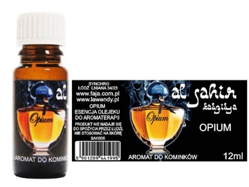 olejek zapachowy opium 12 ml Opiumowy, perfumy