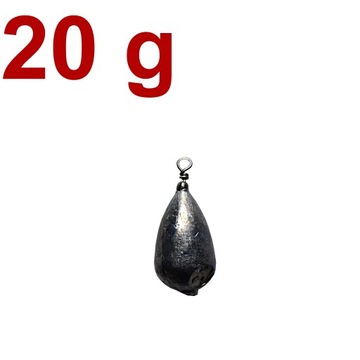 Свинцовая СЛЕЗНАЯ ВЕСА С ПОВОРОТНОЙ ОЛИВКОЙ 20 г