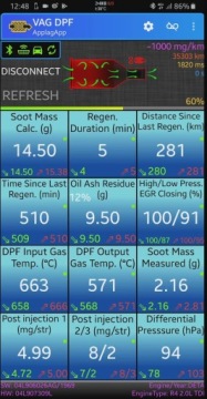 VAG DPF DPF FIRING ДИАГНОСТИКА Интерфейс OBD2