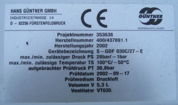 ПОТОЛОЧНЫЙ ХОЛОДИЛЬНИК ХОЛОДИЛЬНИК МОЩНОСТЬЮ 3,6 кВт GUNTNER