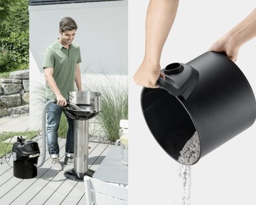 KARCHER AD 2 КАМИН ПЫЛЕСОС ГИГАНТСКИЙ ГРИЛЬ ПЕЧЬ