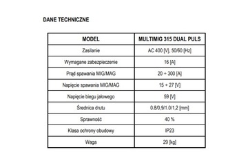 СВАРОЧНЫЙ АППАРАТ MAGNUM MIG MULTIMIG 315 PULS IGBT