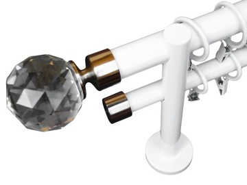 ХРУСТАЛЬНЫЙ КАРДИНС + ТИХИЕ КОЛЬЦА 25/19ММ ДВОЙНОЙ 360