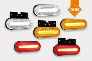 Задний габаритный фонарь С отражателем, красный Led ADR Полуприцеп Авто Эвакуатор