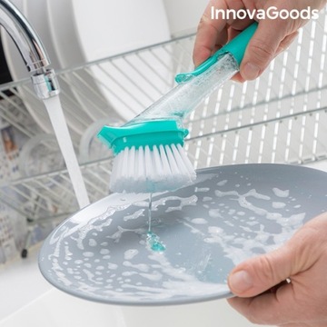 Щетка-губка InnovaGoods Cleasy с дозатором