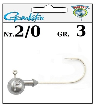 JIG PERFEKT na haku GAMAKATSU Nr.2/0 - 3 gr