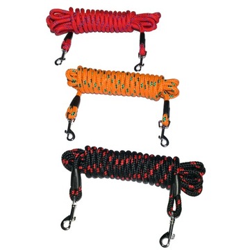 Веревочный ремешок для лошади. Мягкая веревка 8 метров/10 мм.