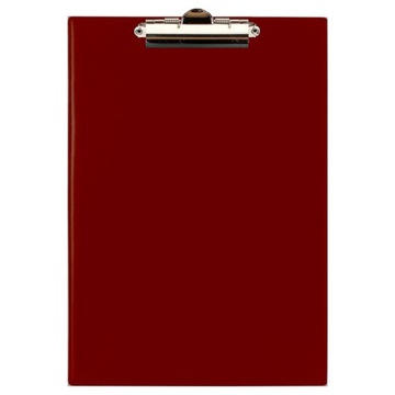 Deska z klipsem klipem podkładka Clipboard A4 bordowa pojedyncza podkład