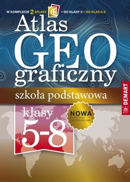 ATLAS GEOGRAFICZNY SZKOŁA PODSTAWOWA KLASA 5-8