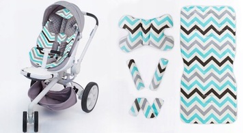 ВСТАВКА ДЛЯ ГОНДОЛЬНОЙ КОЛЯСКИ, МАТРАС MINKY, РЕМНИ 5-в-1