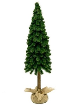 Choinka sztuczna nowoczesna na pniu stożkowa 90cm