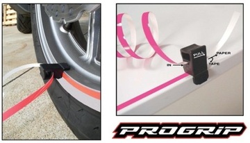 Наклейки с полосками на обод WHITE PROGRIP + APPLICATOR