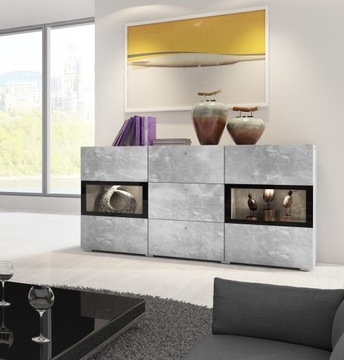 Komoda BAROS jasny beton