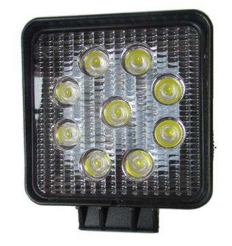LAMPA 9 LED HALOGEN ROBOCZY 27W 12-24V DIODOWA