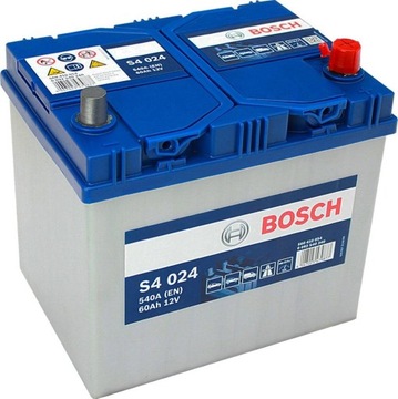 Akumulator BOSCH S4 60Ah 540A Japan P+ [PGP+]