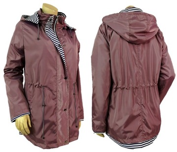 MODNA KURTKA LATO PARKA KAPTUR PLUS SIZE M 38
