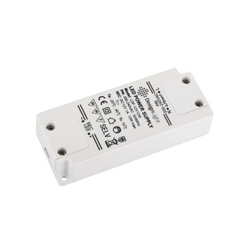 ZASILACZ DO LED 12V DC 12W BIAŁY STANDARD PLUS