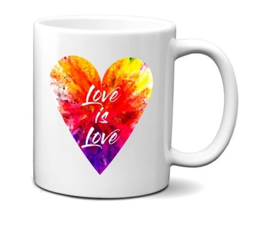 KUBEK 300ml Miłość New 2020 Serce - Love is Love