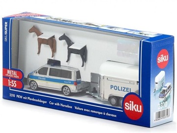 SIKU 2310 VW + ПРИЦЕП ПОЛИЦИЯ 1:55