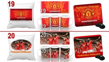 КОМПЛЕКТ «MANCHESTER» ПОДУШКА+КРУЖКА+ПОД+ИМЯ