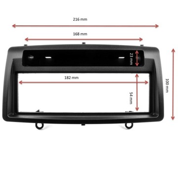 РАДИОРАМКА ISO CUBE 1DIN TOYOTA COROLLA E12