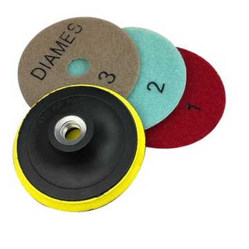 ПОЛИРОВАЛЬНЫЙ ДИСК 3 СТОП. #1 #2 #3 ГРАНИТ 100 + РУЧКА