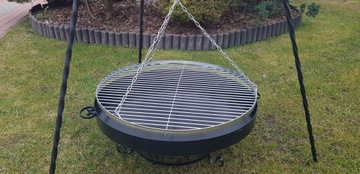 ПРОВЕРЕННЫЙ ГРИЛЬ 190СМ + РЕШЕТКА 70 ХРОМ + КАМИН