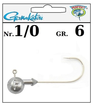 JIG PERFEKT na haku GAMAKATSU Nr.1/0 - 6 gr