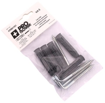 Kołki rozporowe hak prosty 10mm blister 5szt
