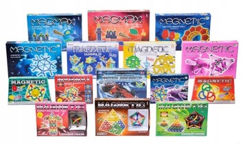 МАГНИТНЫЕ БЛОКИ СТРОИТЕЛЬНЫЕ БЛОКИ 52 ЭЛЕМЕНТА. УДАРЯТЬ