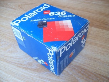 zestaw polaroid 636 closeup BOX instrukcja OVP kolekcjonerski pudelko