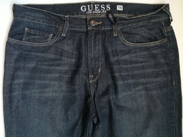 GUESS SPODNIE JEANS W38 L32 BDB STAN