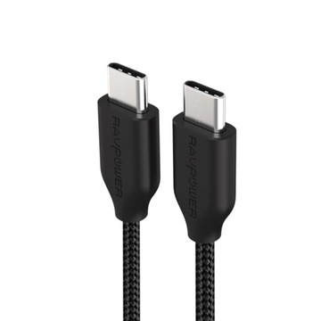 Kabel USB-C USB-C RAVPower 0.9 m 2.4A Kevlar PD
