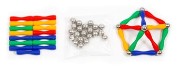 МАГНИТНЫЕ БЛОКИ СТРОИТЕЛЬНЫЕ БЛОКИ 52 ЭЛЕМЕНТА. УДАРЯТЬ