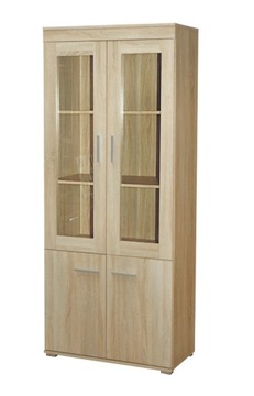 M-17 WITRYNA REGAŁ BIBLIOTECZKA dąb sonoma 80 cm