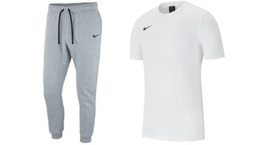 NIKE DRES KOMPLETNY BAWEŁNIANY SPODNIE+T-SHIRT XXL