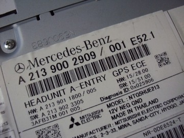 РАДИОНАВИГАЦИЯ MERCEDES W205 W213