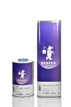 DeBeer lakier bezbarwny 1-204 1L + utw. standard