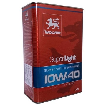 Wolver Super Light 4L 10W-40