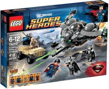 LEGO SUPER HEROES 76003 SUPERMAN GENERAŁ ZOD BITWA