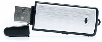 Podsłuch dyktafon pendrive 16GB 2 mic 16h pracy