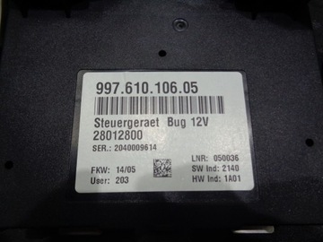 MODUL 99761010605 PORSCHE BOXER 987